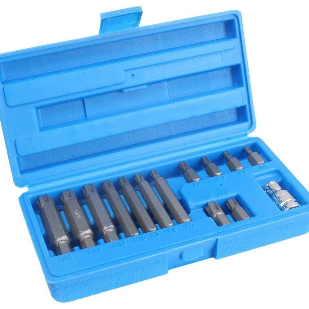 Coffret de 14 embouts Ribe 4-14 mm carré 1/2''