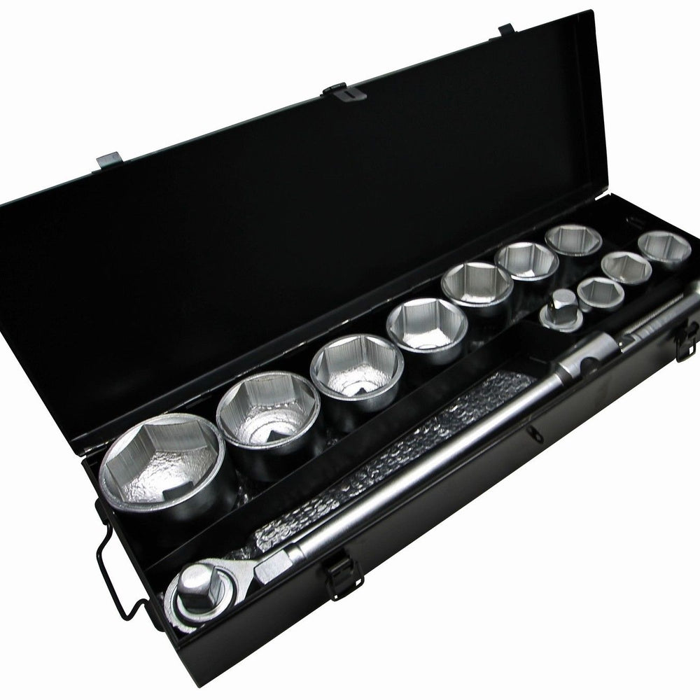 Coffret de douilles 36 - 80 mm carré en 1