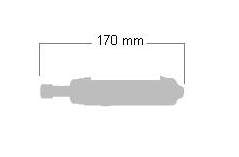 S-7033 mini meuleuse pneumatique 6mm-collet 1/4 ” échappement arrière