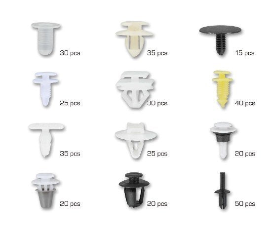 Assortiment de clips de fixation automobiles pour Mazda