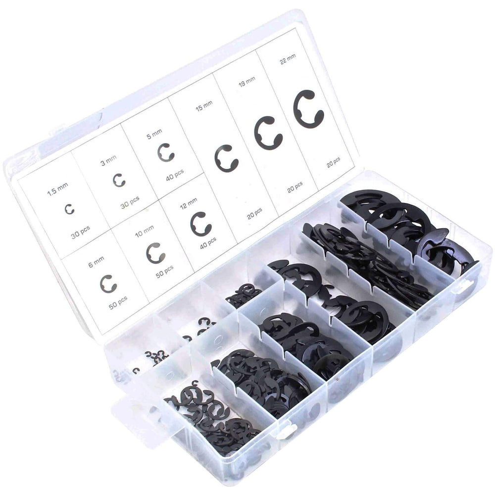 Coffret de circlips internes type E -300pcs