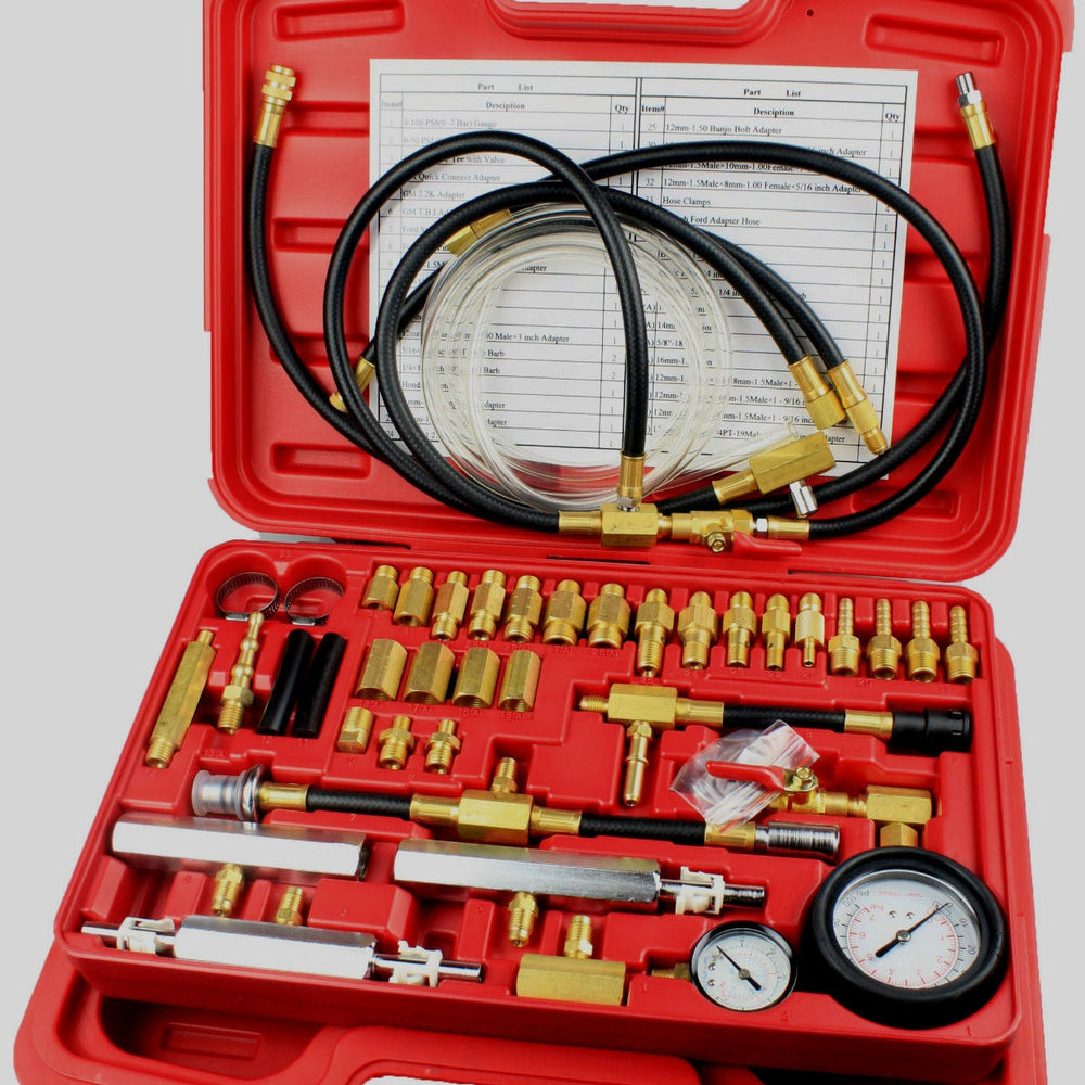 Testeur de pression des systèmes d'injection de carburant (essence & diesel)