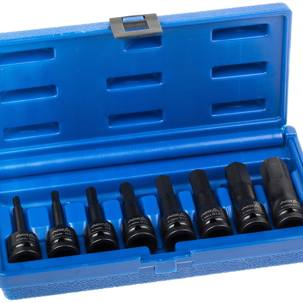 Kit de douilles Allen 8 pcs. 5-19mm en 1/2 