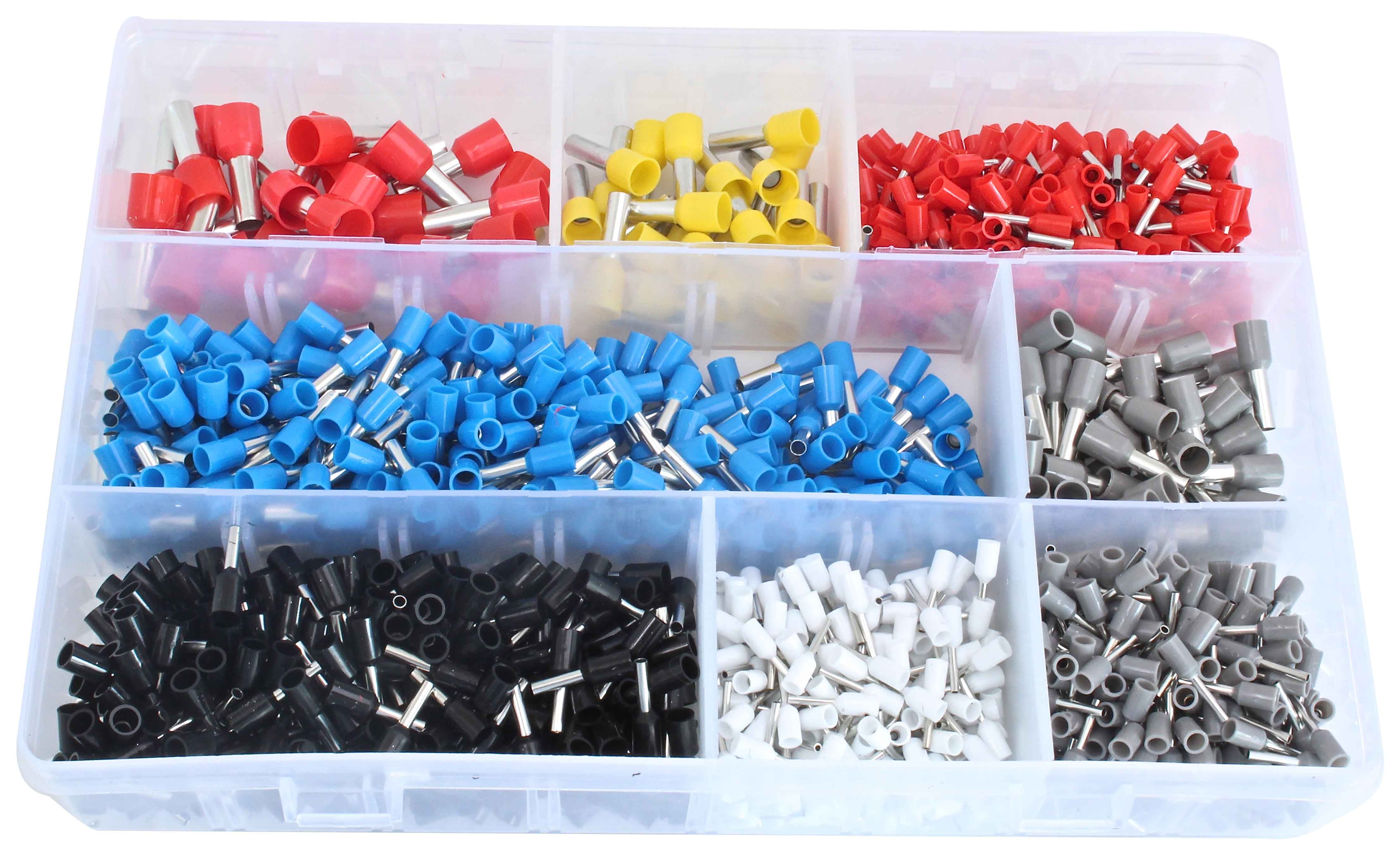 Assortiment de cosses électriques isolées à sertir 1200 Pcs – weboutillage