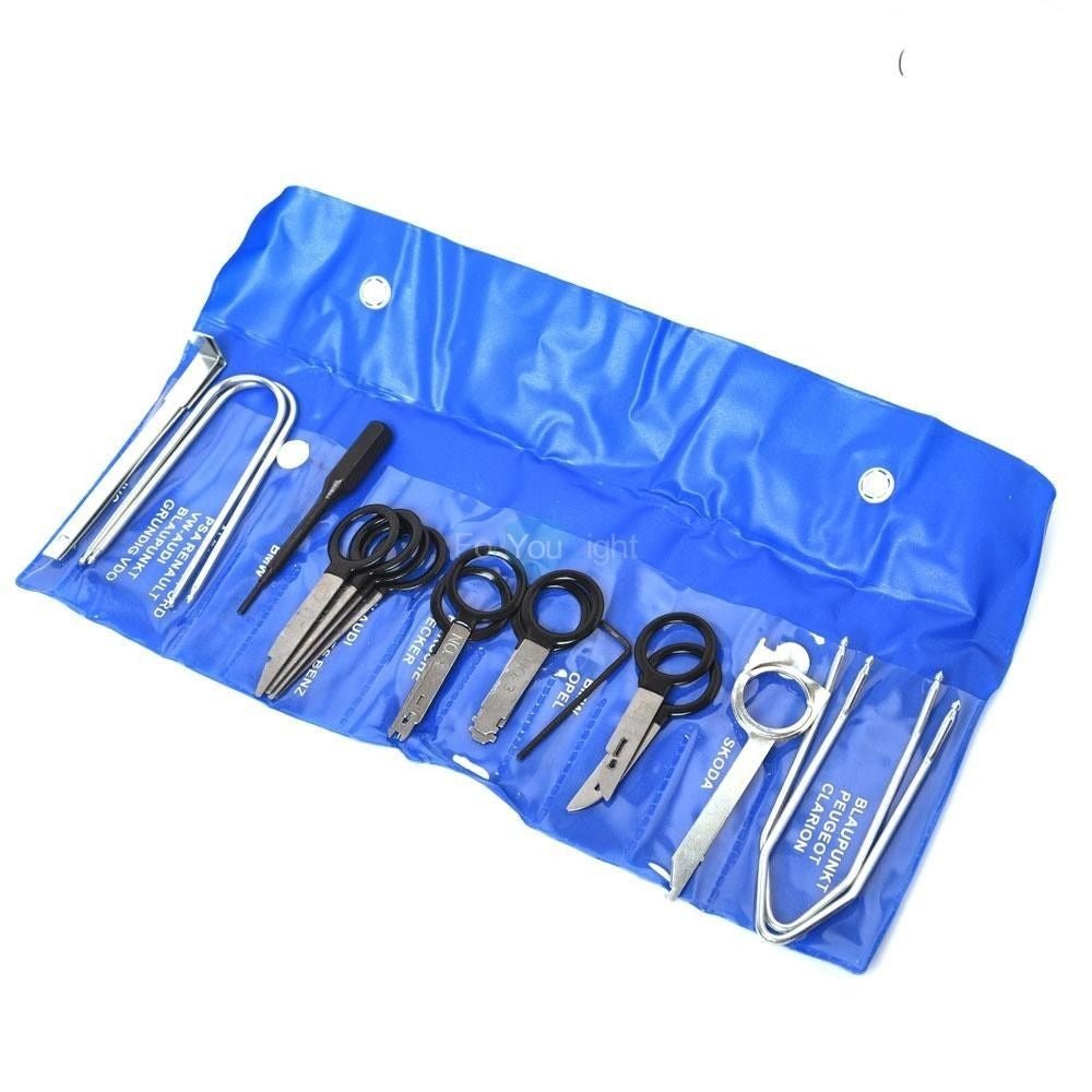 20Pcs Outil Démontage Voiture Kit Clé Outil Autoradio Extraction