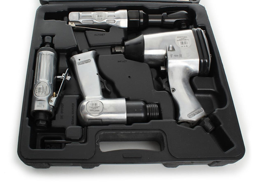 Kit pneumatique 4 outils + accessoires Kraft & Dele