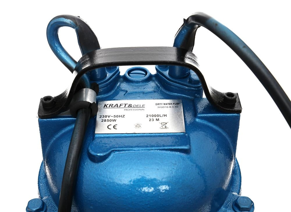 Pompe automatique pour eau claire, grise ou chargée avec broyeur- 2750w