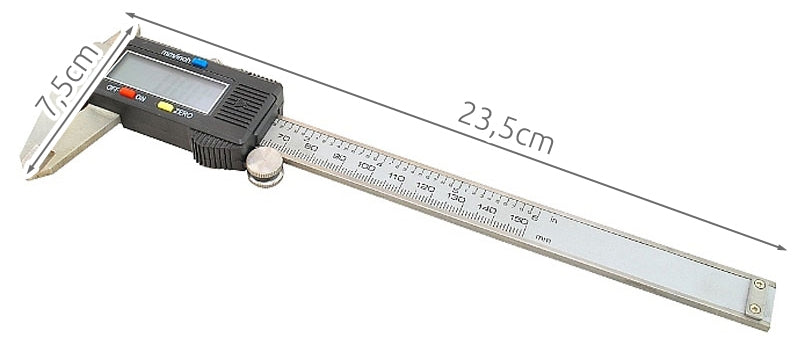 Pied à coulisse à affichage numérique- précision 0,01 mm