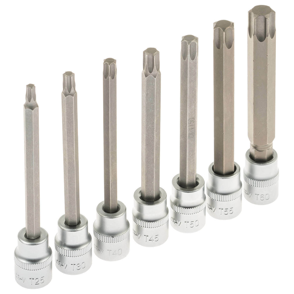 Jeu de clés à douilles, douilles hexagonales Torx internes, six pans pour vis Allen 3/8 